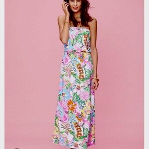 Lilly Pulitzer for Target Strapless Floral Dress - Multicolor